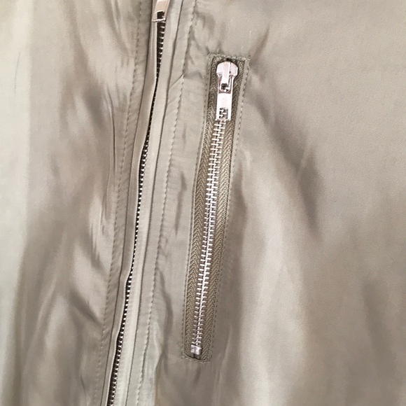 Green oversized bomber jacket - Picture 3 of 4